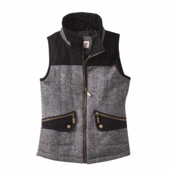 Mossimo Supply Co. Outerwear - Mossimo herringbone puffer vest