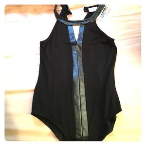 NWT | PacSun one piece bodysuit (black)