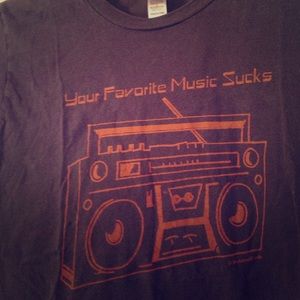 Your Favorite Music Sucks. Vintage tee!
