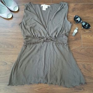 ***SOLD IN BUNDLE*** Studio M brown top