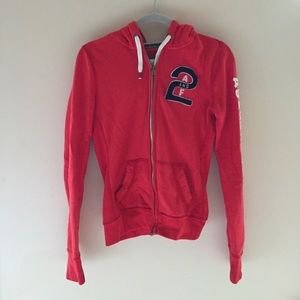 Zip up Abercrombie and Fitch hoodie