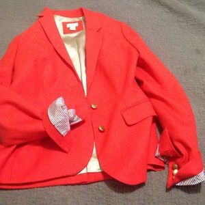 J Crew Silk lined Blazer