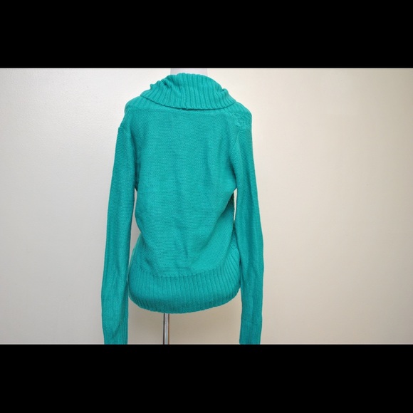 Teal Button Cardi - Picture 2 of 3