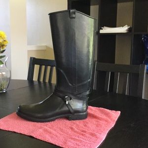 Lined fashion rain boots
