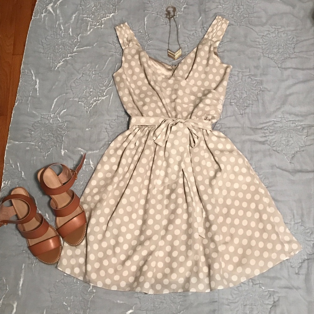 Express Polka Dot Dress
