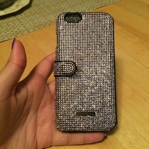 Light Pink crystal wallet iphone 6 case