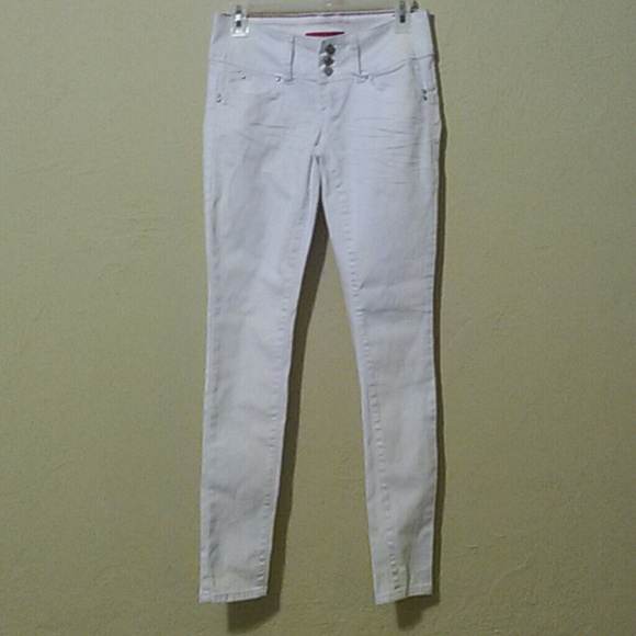 Triple button stretch skinny jeans - Picture 1 of 1