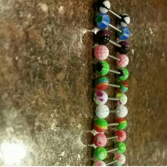 20 brand new tounge rings!!