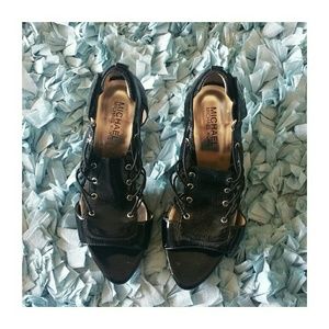 Michael Kors Black patent heels