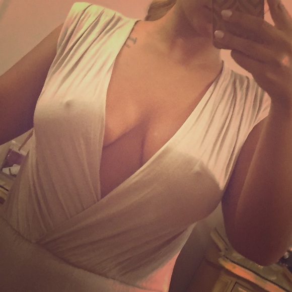 Cream never worn bodysuit