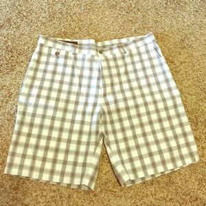 👨🏼Perry Ellis Men's Plaid Shorts size 38