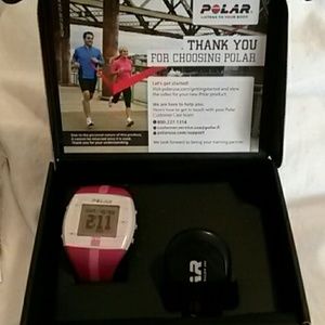 Pink Polar FT4F Watch
