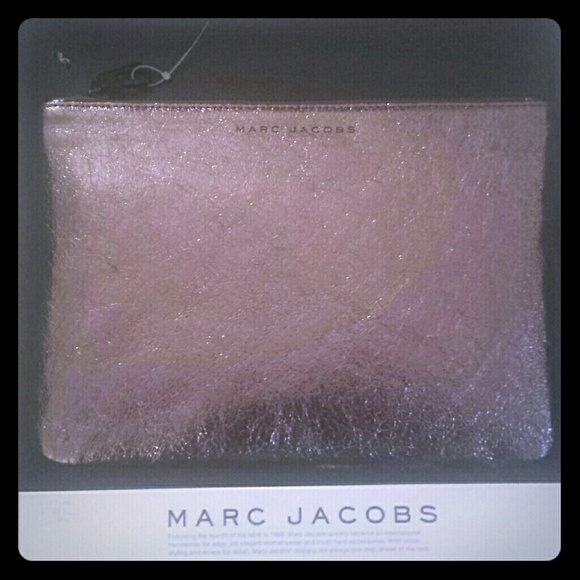 Marc Jacobs metallic clutch