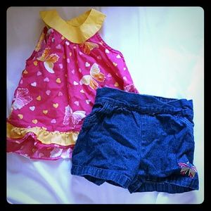 4t top and shorts outfit
