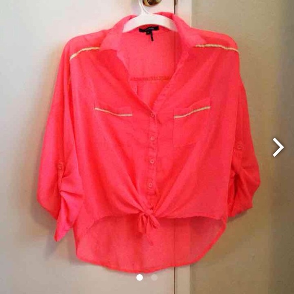 Pink Hi Lo Blouse