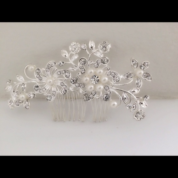 Swarovski Crystal bridal hair piece