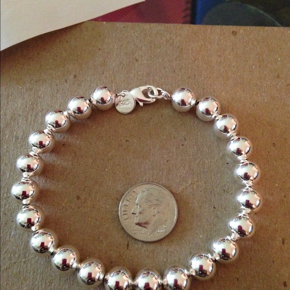 925 Sterling silver beaded bracelet