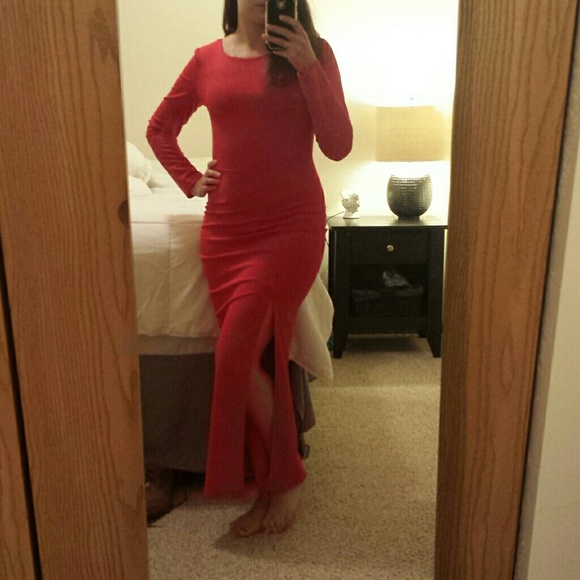 Sexy red dress