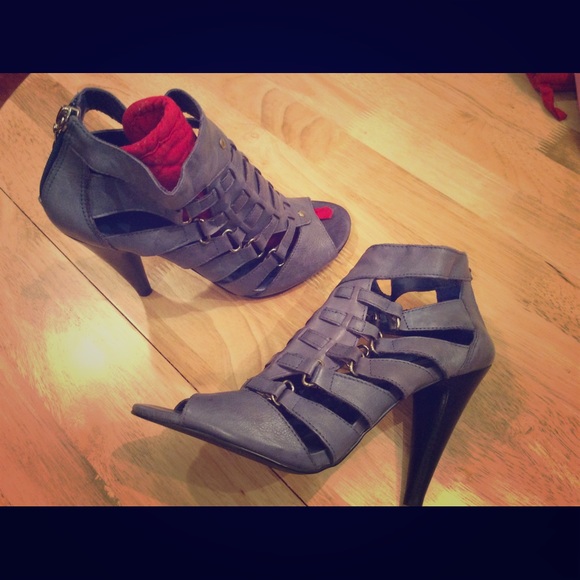 Minelli blue high heels super chic size 7