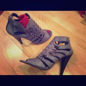Minelli blue high heels super chic size 7