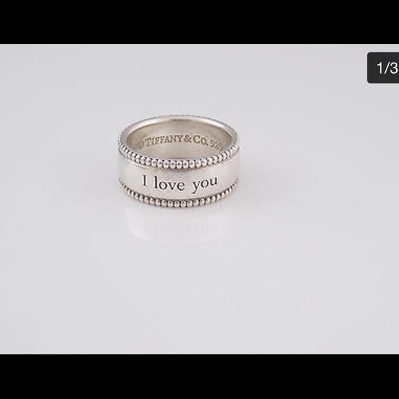 Original Tiffany I love you ring