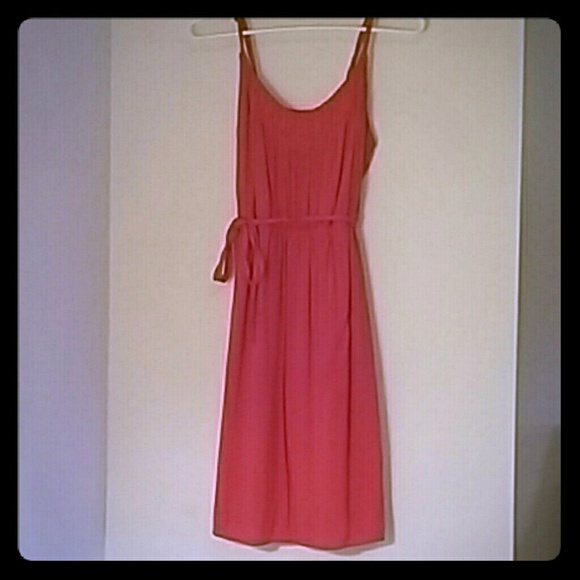 Orange summer dress
