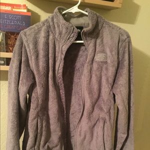 Grey north face jacket