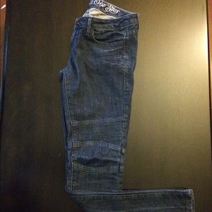 Converse dark blue skinny jeans size6