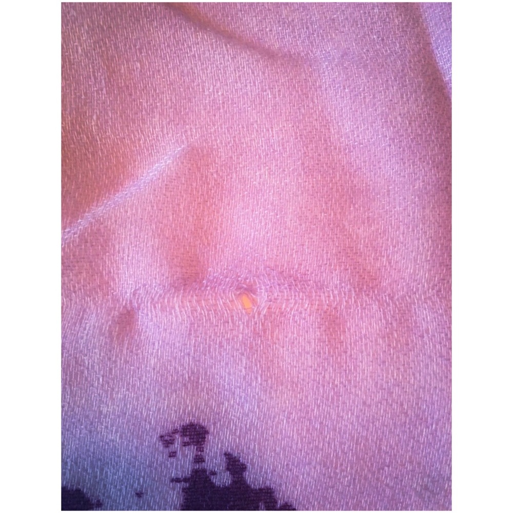 LAST‼️ JUICY COUTURE Purple Heart Infinity Scarf - Picture 2 of 2