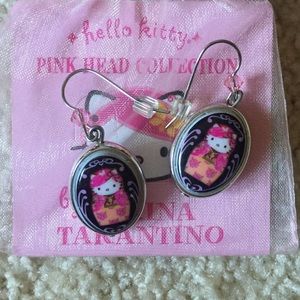 Tarina Tarantino hello kitty earrings