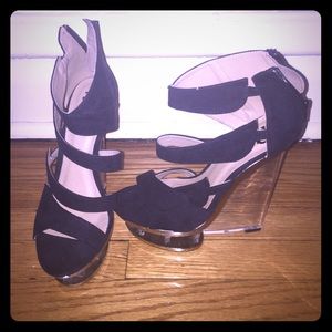 Platform Black Heels