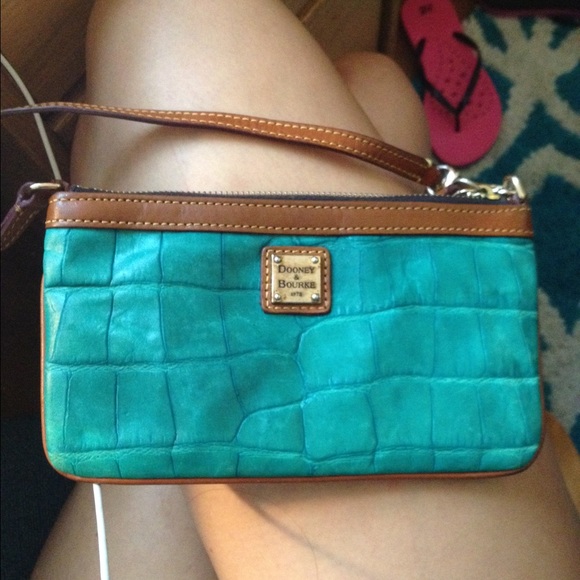 Blue Doomey and Bourke wrist wallet