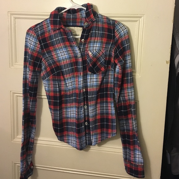 Abercrombie and Fitch flannel button up shirt. XS