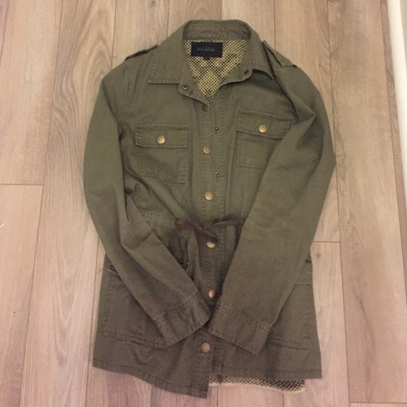 Bly Pepper Army jacket with Aztec fabric on back