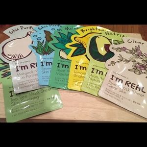TonyMoly I'm Real Face Masks- set of 7