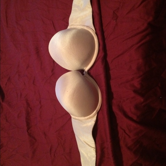 Strapless Tan Victoria Secret Bra