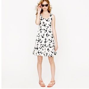 J. Crew Dizzy Anchors dress