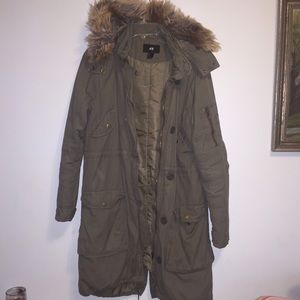 H&M Military/Cargo Green Jacket