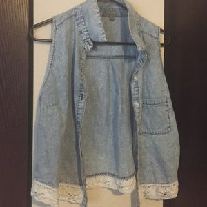 Lace vest