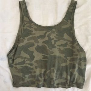 Flowy camp top slightly cropped