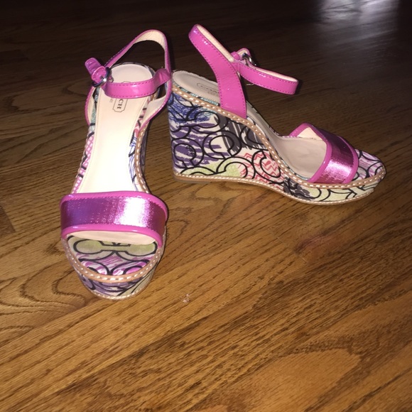 Coach Wedges LIKE NEW!!