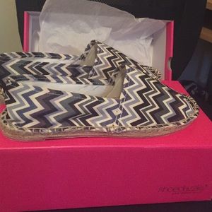 Gray canvas sneakers