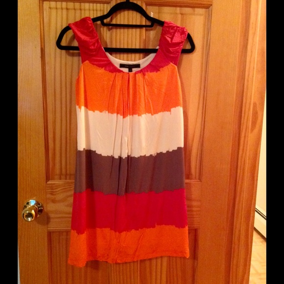 BCBG Colorblock Mini Dress