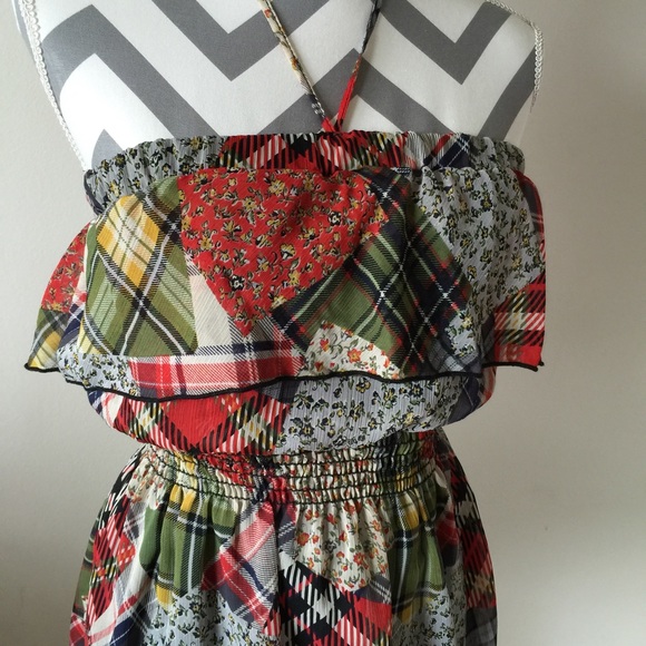 Plaid Ruffle Dress - Picture 3 of 3