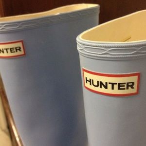Baby Blue Hunter Rain Boots