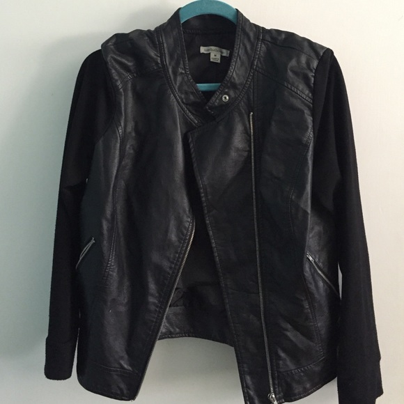 Black pleather jacket - Picture 1 of 2