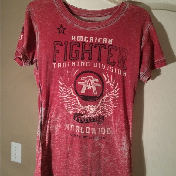 Large American fighter shirt