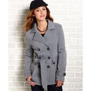 Beautiful dark gray pea coat