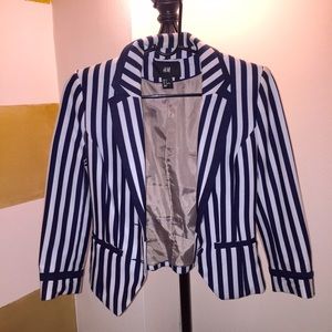 Striped blazer