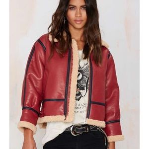 NWT Nasty Gal motto jacket